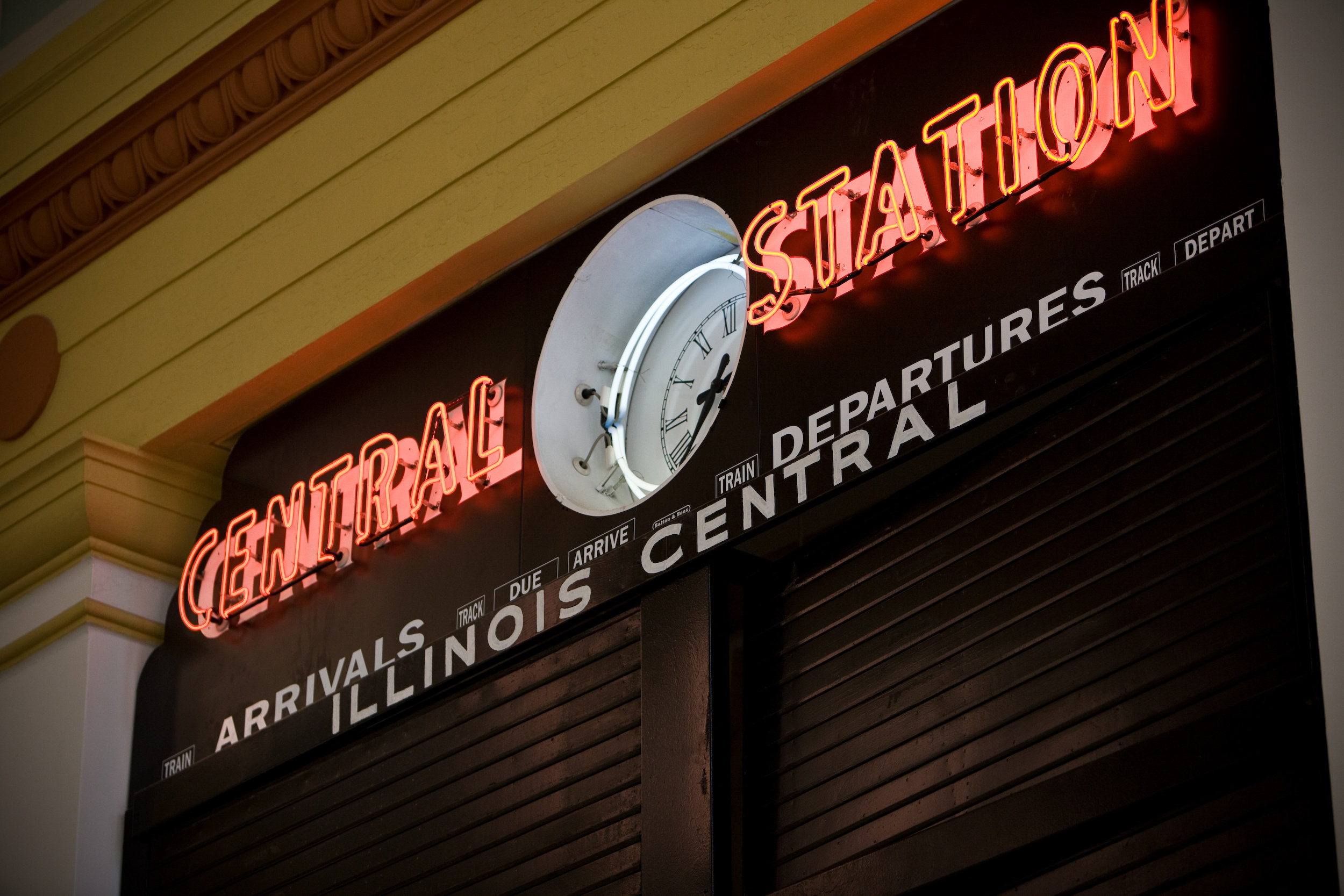 Stock Photos Memphis - Central Station Clock